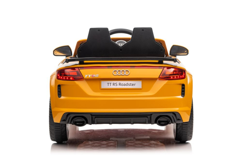 Mașinuță electrică Audi TTRS Yellow, model Roadster, galben [6]