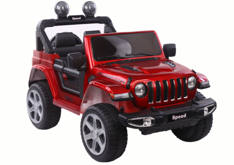 Masinute electrice - Mașină electrică FT-938 Roșu lăcuit, 4x4, Roți EVA, Audio MP3