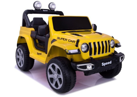Masinute electrice - Vehicul electric FT-938 Galben Lăcuit, tracțiune 4x4