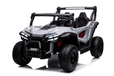 Mașinuță Electrică Off-Road S618 Gri, 4x4, Baterie 24V [4]