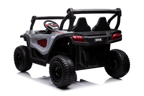 Mașinuță Electrică Off-Road S618 Gri, 4x4, Baterie 24V [2]