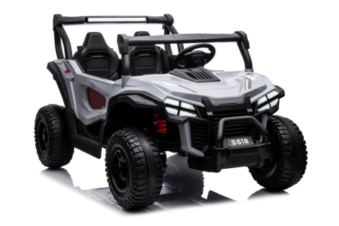 Masinute electrice - Mașinuță Electrică Off-Road S618 Gri, 4x4, Baterie 24V