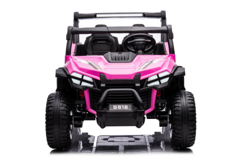 Mașinuță Electrică Off-Road S618 Roz, 4x4, Baterie 24V [5]