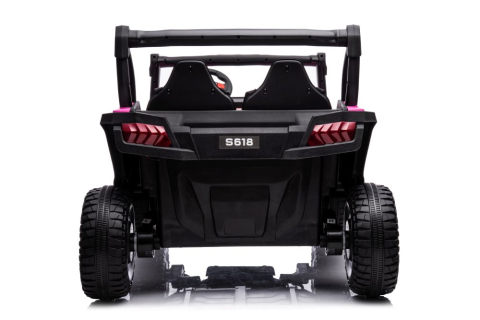 Mașinuță Electrică Off-Road S618 Roz, 4x4, Baterie 24V [1]