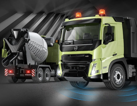 Betoniera cu Telecomanda Volvo, Licentiat, 1:20, Cuva Rotativa, 2.4 GHz, 6 Ani+ [4]