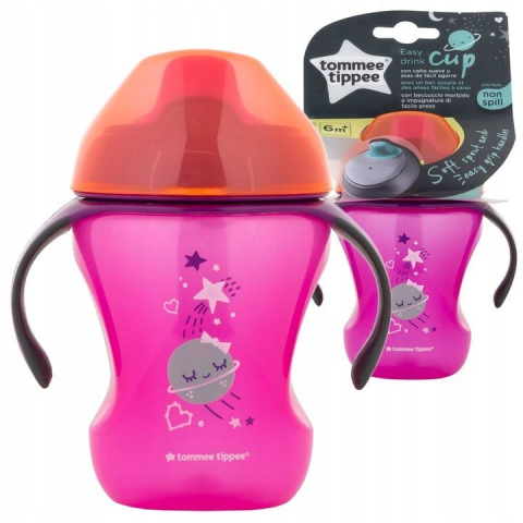 Bebe la masa - Cana fara scurgere 230ML Tommee Tippee fete