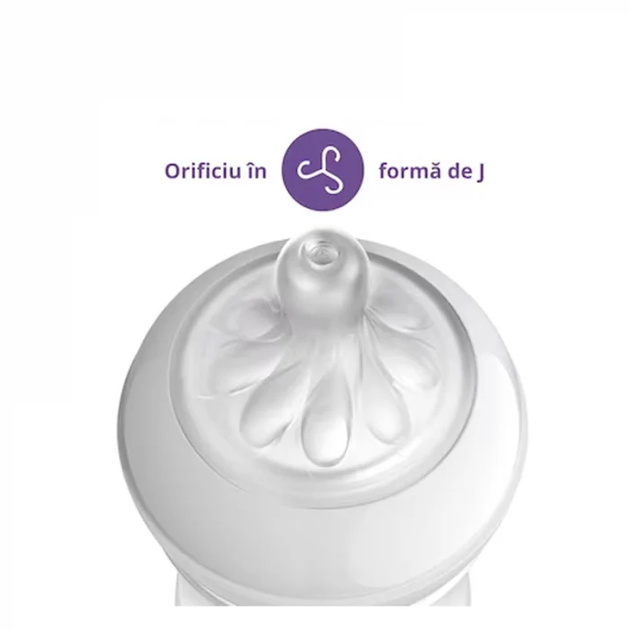 Biberon din sticla Natural Response 120 ml anti colici hranire naturala [3]