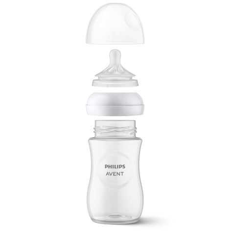 Biberon Philips Avent Natural Response, +1 luna, Girafe, 260 ml, SCY903/66 [3]
