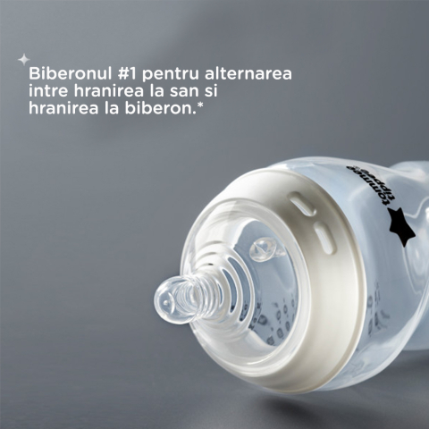 Biberon PP cu tetina silicon Closer to Nature 150 ml [5]