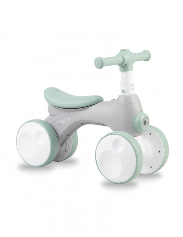 Biciclete - Bicicleta cu lumini, sunet si difuzor de balonase, Momi Tobis - Gri - BEBELUL