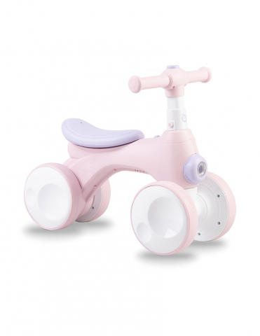 Biciclete - Bicicleta cu lumini, sunet si difuzor de balonase, Momi Tobis - ROZ