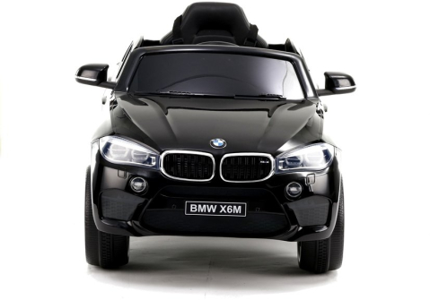 Mașină electrică BMW X6M, Negru Lacuit, 2x45W, Baterie 12V [1]