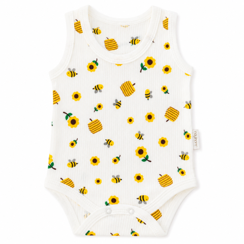 BODY - Body baieti, alb, Nayinom, Muselina, albinute, 1-9 Luni