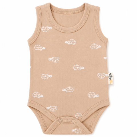 BODY - Body baieti, bej, Nayinom, Muselina, testoase, 1-9 Luni