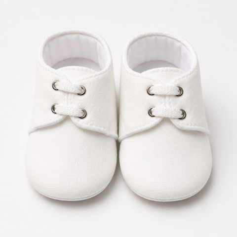 Botosi - Botosei bebe unisex Pattini talpa moale antiderapanta alb 0-12 luni