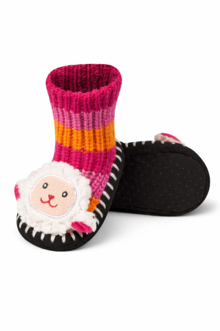 Botoșei Tricotați Antiderapanți cu Oiță - SOXO EUR 19-21 [1]