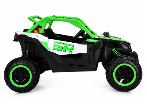 Buggy Electric 4x4 KKL-808 Green, Baterie 24V, Motoare 4x75W, Viteză 12km/h [4]