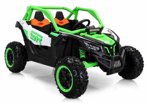 Vehicule electrice copii - Buggy Electric 4x4 KKL-808 Green, Baterie 24V, Motoare 4x75W, Viteză 12km/h