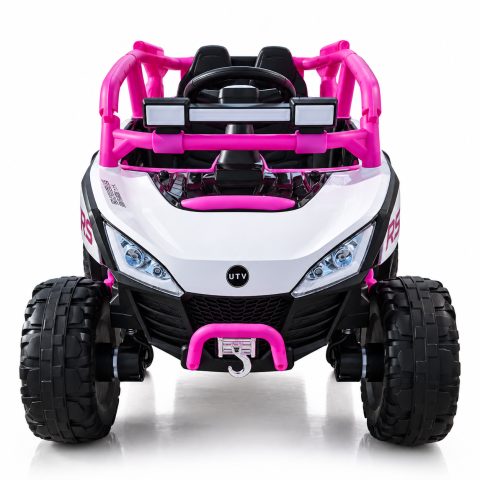 Buggy electric RS Off-Road pentru copii, 12V 7Ah, 4x25W, telecomanda 2.4G, roz, fetite, 3-8 ani [7]