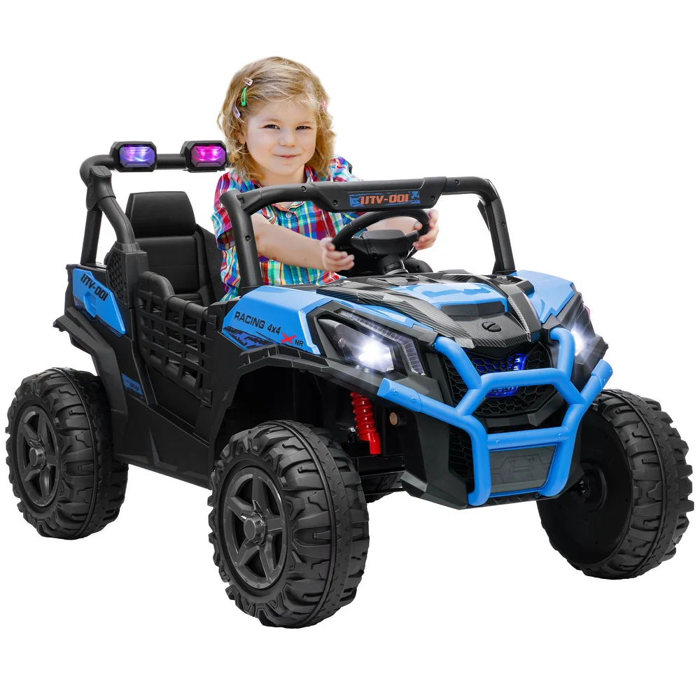 Vehicule electrice copii - Buggy XXL UTV electric copii 4x4 cu doua locuri si telecomanda