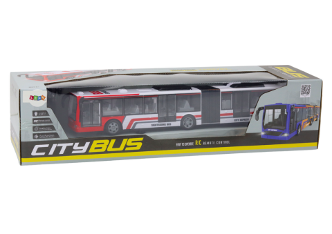 Bus cu telecomanda City Bus Rosu si Alb, 3 ani+ [4]