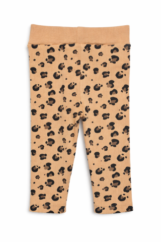Set fetite 3 piese cu geaca denim body si pantaloni animal print Murat [1]