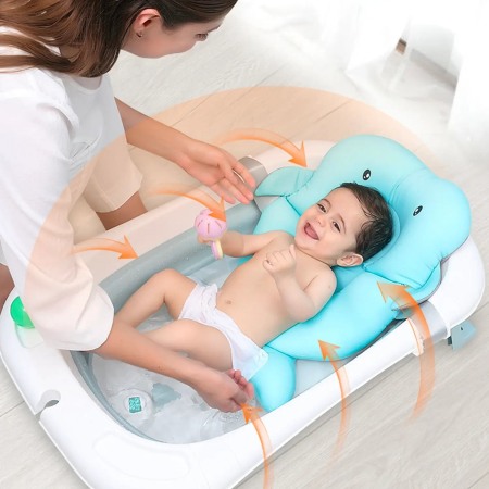 Cadita Mare Pliabila cu Termometru si Pernuta – pentru Bebelusi [1]