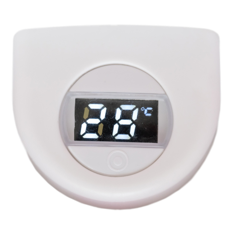 Cadita Pliabila pentru Bebelusi cu Perna si Termometru Digital – Albastru [5]