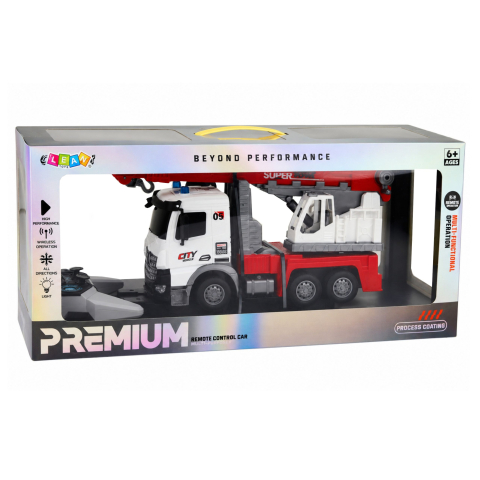 Camion cu macara si telecomanda RC mobila rotativa 1:14, 6 ani+ [5]