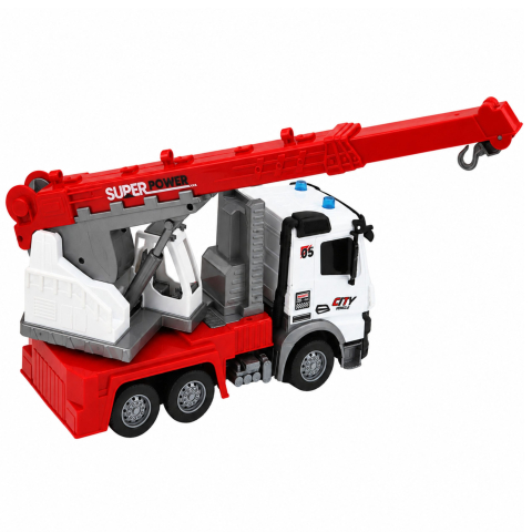 Camion cu macara si telecomanda RC mobila rotativa 1:14, 6 ani+ [2]