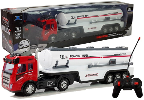Jucarii cu telecomanda (RC) - Camion cu telecomanda Cisterna cu lumini si sunete, 3 ani+