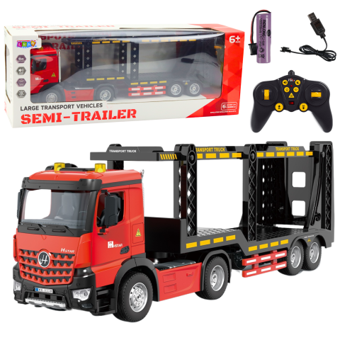Jucarii cu telecomanda (RC) - Camion cu telecomanda Platforma Lora RC 2.4GHz 6CH, 6 ani+