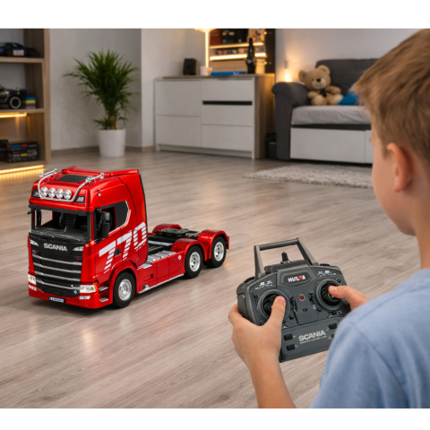 Camion cu telecomanda Scania Huina 1501 1:18, 8 ani+ [4]