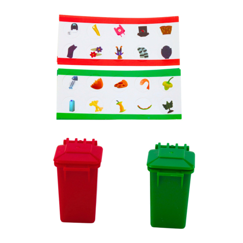 Camion de Gunoi cu Pubela Lumini si Sunete Verde 1:16 [2]