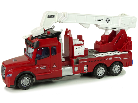 Camion de pompieri cu telecomanda 2.4G lumini si sunete, 6 ani+ [2]