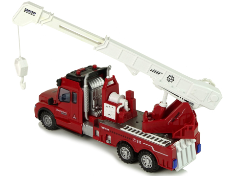 Camion de pompieri cu telecomanda 2.4G lumini si sunete, 6 ani+ [4]