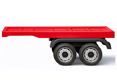 Camion Electric Mercedes Scania Actros HL358 Roșu cu Semiremorcă [2]