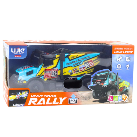 Camion R/C cu telecomanda si caroserie iluminata Turcoaz, 3 ani+ [3]