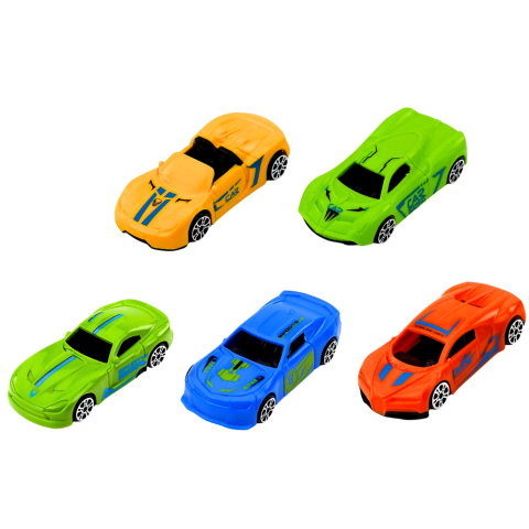 Camion transport auto Lora cu masinute lumini sunete verde [1]