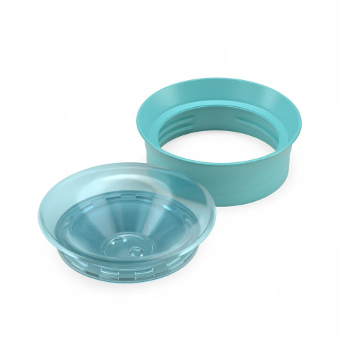 Cana 360 de grade, anticurgere, cu manere, 200 ml, Chicco Perfect Cup 180684, Albastru [3]