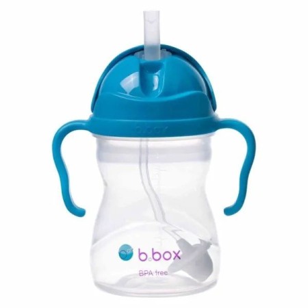 Bebe la masa - Cana cu pai b.box 240 ml, 6 luni +