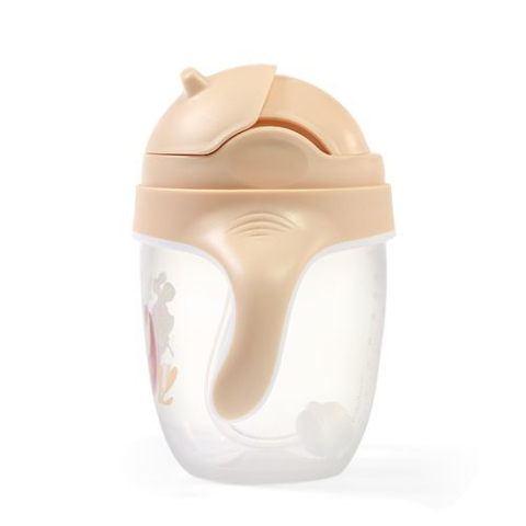 Cana cu Pai si Greutate 1464/04 BEIGE Babyono 240 ml [9]