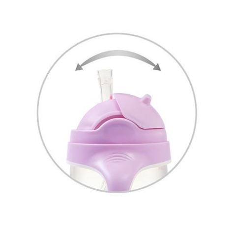 Cana cu Pai si Greutate 1464/05 Sippy Cup Purple pentru Copii 6+ luni [3]