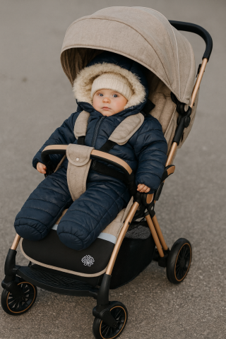 Transport Bebe - Carucior Sport AppeKids – Upp – Ultracompact, Pliere automata, bebelul