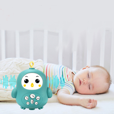 Carusel muzical pentru patut cu telecomanda Blue Lullabies, 0 luni+ [2]