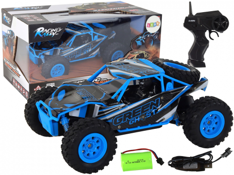 Masinute R/C - masina-rc-off-road-albastra-1-24-viteza-20kmh-6ani-Bebelul