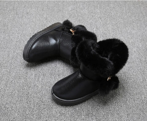 Cizme negre imblanite cu ciucurei [6]