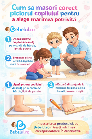 Cizmulite plusate gri cu bleu pentru baietei [6]