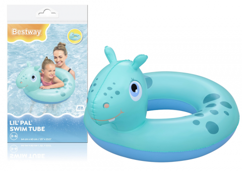 Colac înot hipopotam copii Bestway 64x60 cm [3]