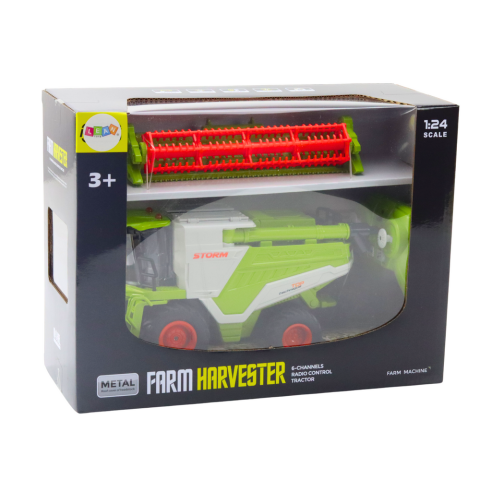 Combina agricola cu telecomanda 2in1 si efect de fum 1:24, 3 ani+ [4]